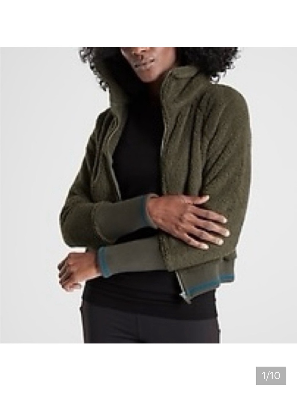 Athleta Tugga Sherpa Jacket Size Small